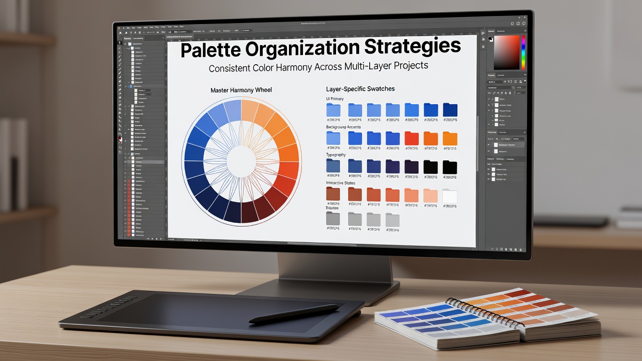 Navigating Palette Organization Strategies for Consistent Color Harmony Across Multi-Layer Projects